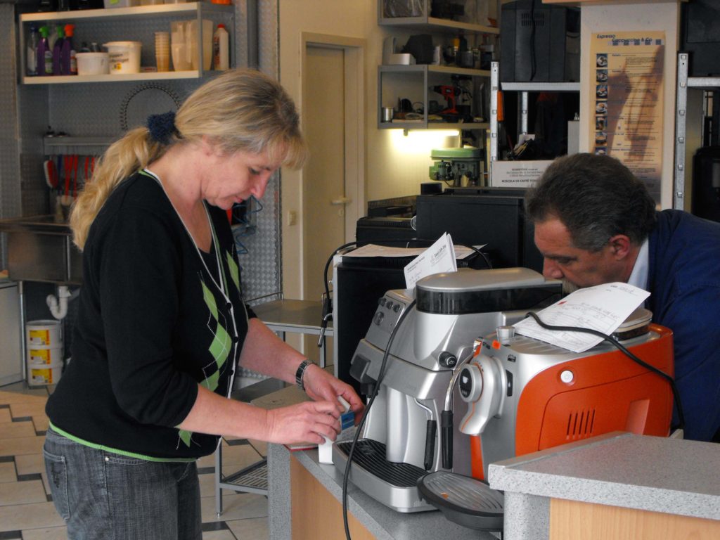 Beany's Caffe-Shop Reparaturannahme