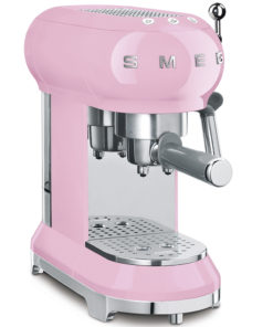 smeg Espressomaschine Cadillac Pink