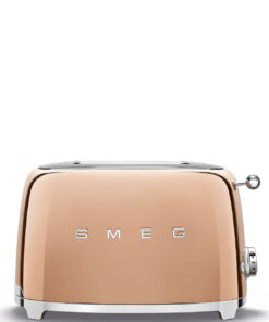 smeg 2-SCHLITZ-TOASTER, KOMPAKT, Rose Gold
